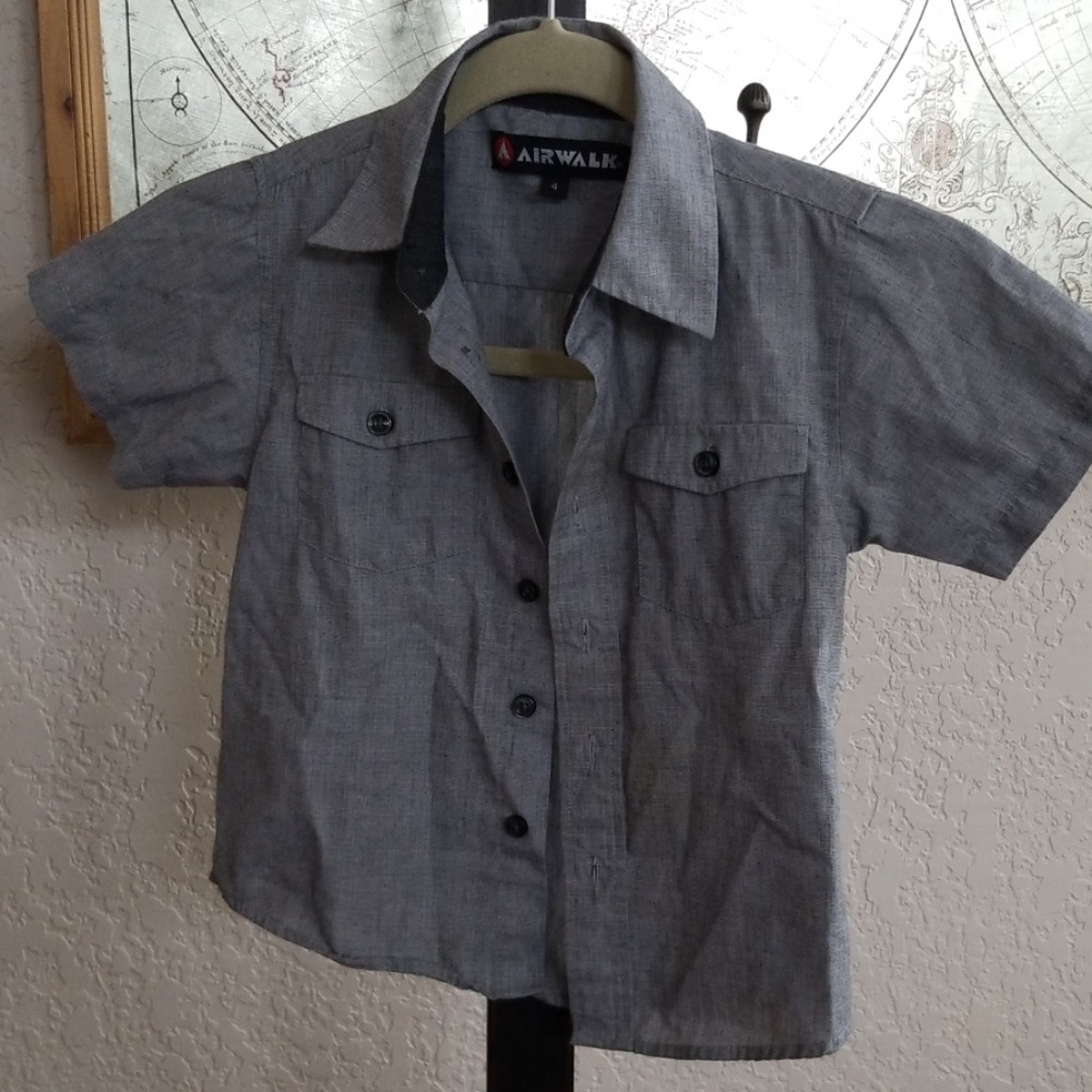 Airwalk boys button down shirt
